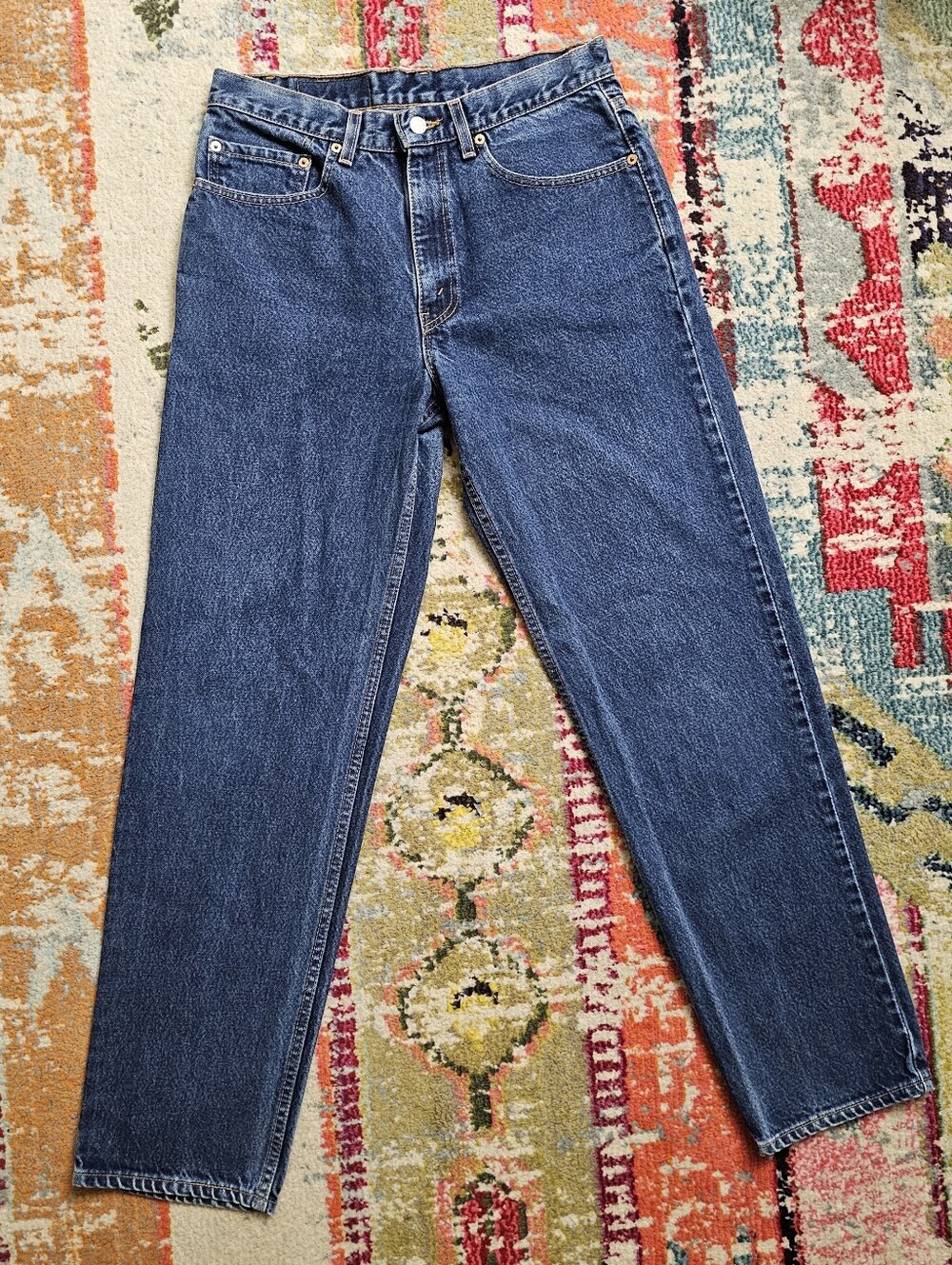 VTG Levis Mens Jeans Y2K 2000 550 MADE IN USA Tag 32x32 Hand Measures 30x32